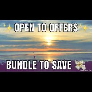 Open to any reasonable offers. Bundle discounts!